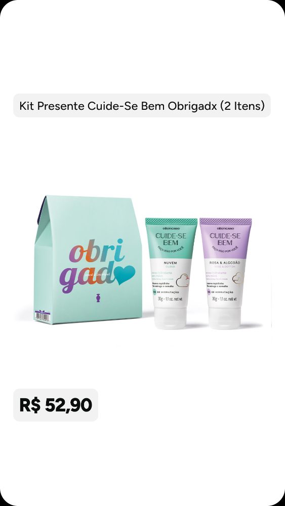 Combo  Cuide-se bem Presenteavel